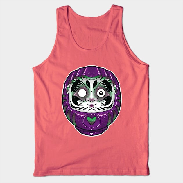 purple and green daruma doll Tank Top by weilertsen